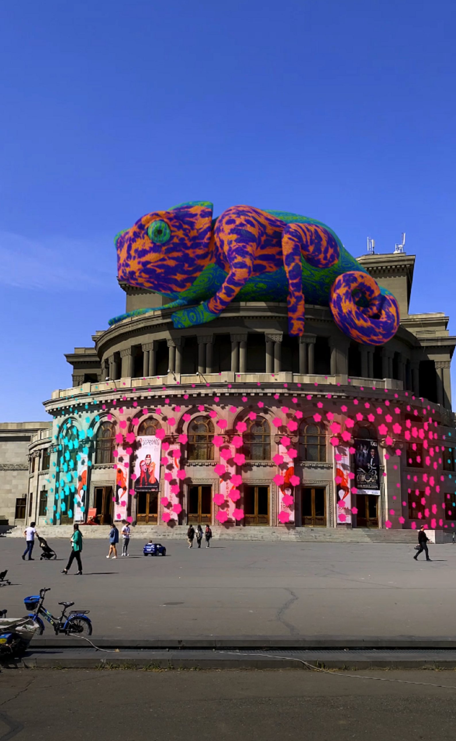 Chameleon in Yerevan